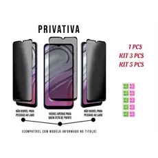 Película privacidade para Realme C61 / Realme Note 60 / Note 60X / Note 70 Película de vidro