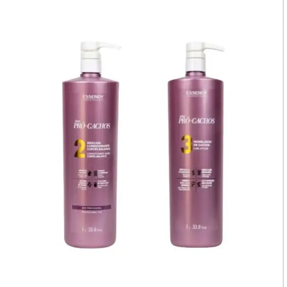 Kit Pró - Cachos Essendy Máscara 1L + Creme Modelador 1L