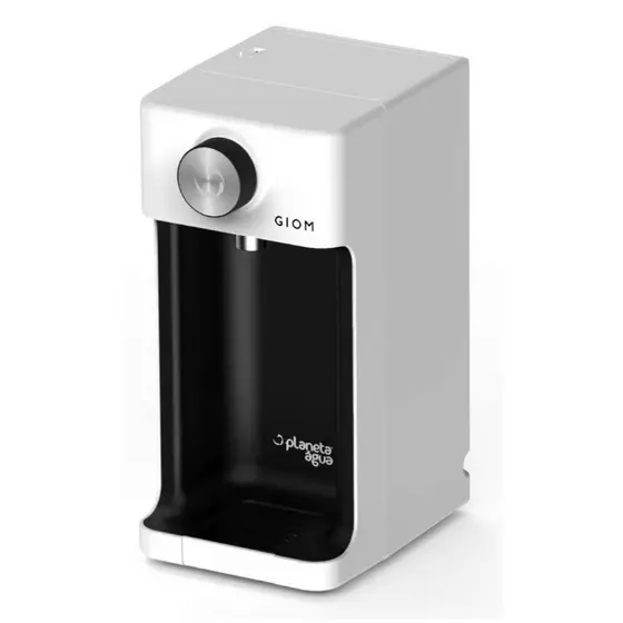 Purificador De Água Alcalina Natural Giom Branco/Preto Planeta Água
