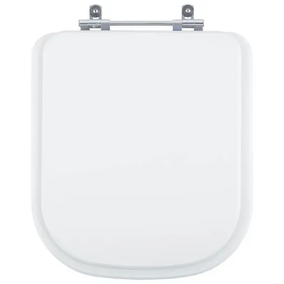 Tampa de Vaso em MDF Debba Square Branco para bacia Roca
