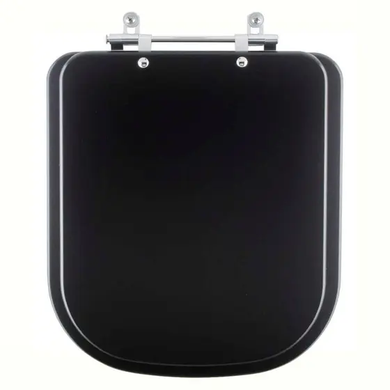 Assento Sanitário Axis Ébano Fosco (Preto Fosco) para vaso Deca