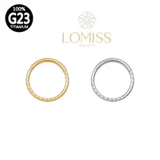 Piercing Septril Rook Conch Nariz Daith Argola Titânio Pvd Torcida