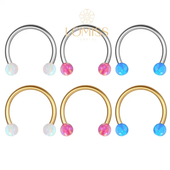 Piercing Septo Helix Daith Mamilo Ferradura Aço Cirúrgico Pvd
