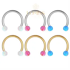 Piercing Septo Helix Daith Mamilo Ferradura Aço Cirúrgico Pvd