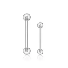 Lomiss Piercing Orelha Transversal Barbell Bioflex