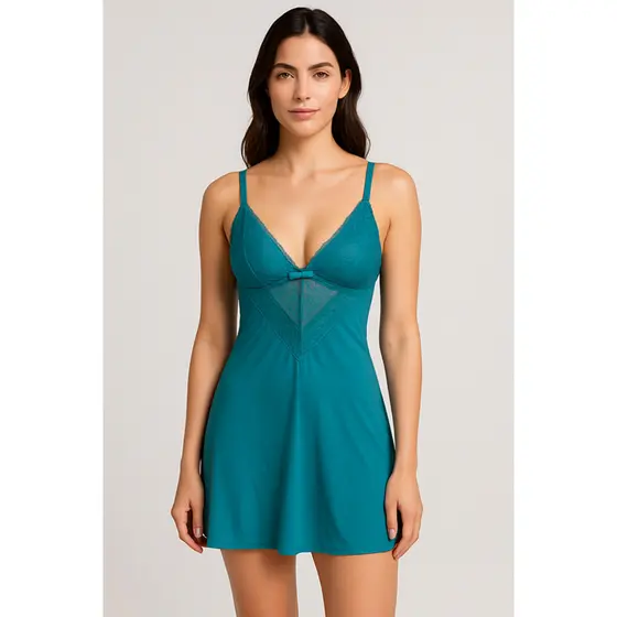 CAMISOLA ESTEFANE AZUL MEJESTUIC - M