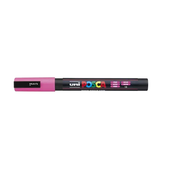 Caneta Posca Pc-3m Fine Line Rosa - Uniball