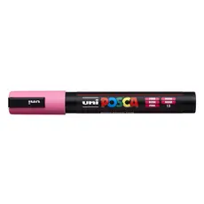 Caneta Posca 5m Ponta 2,5mm Rosa - Kit C/5 - Uniball