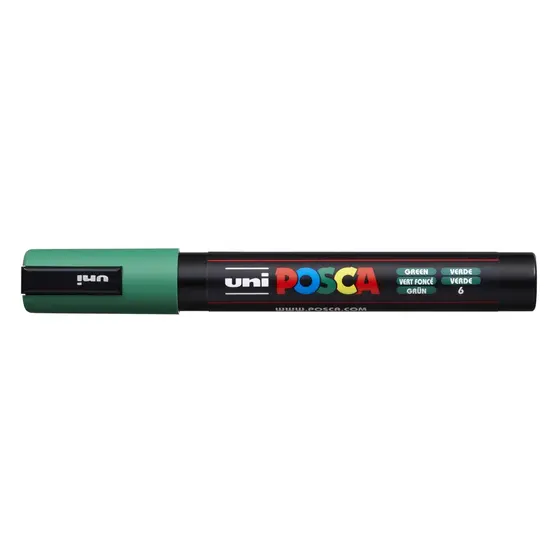 Caneta Posca Verde Pc-5m Ponta 2,5mm - Uniball