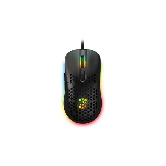 Mouse Gamer RGB 7 Botões 7200 DPI SOFT PRO 1619B R8
