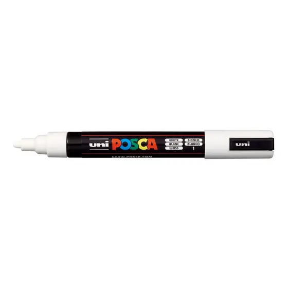 Caneta Posca Pc-5m Ponta 2,5mm Branca - Uniball