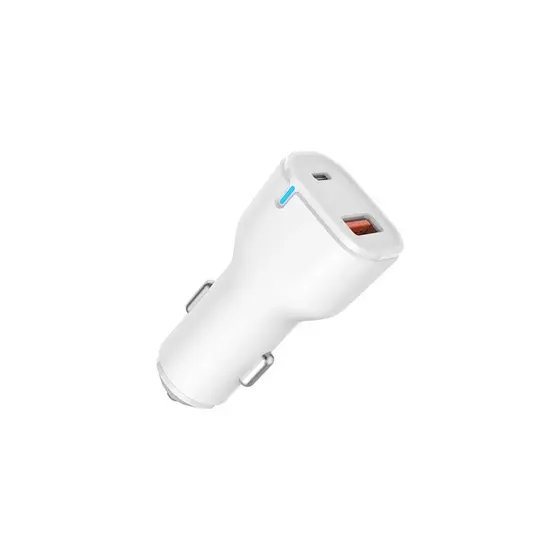 Carregador Veicular Ultra Charge Tipo C 1Usb-Branco VQ-C08
