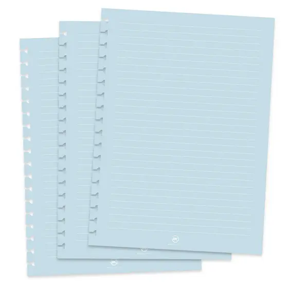Refil De Folhas P/Caderno Univ. Azul Tira e Põe 48fls - Dac