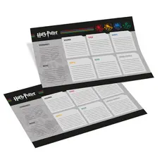 Refil Para Prancheta Planner Semanal Harry Potter C/12FlsDac