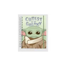 Caderno Baby Yoda Smart Folhas Tira e Põe Universitário- DAC