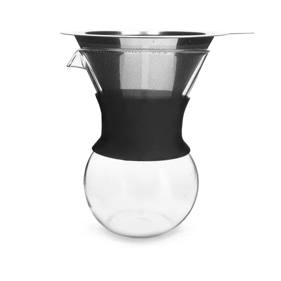 Passador de Café Vidro Borossilicato e Silicone - Mimo Style