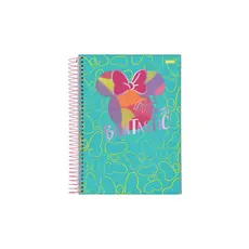 Caderno Minnie Arts Capa Dura Universitário 160fls - Jandaia