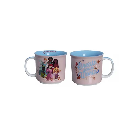 Caneca Tom Princesas Disney 350ml - Zonacriativa