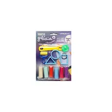 Kit Massa De Modelar 6 cores + 5pçs - Galáxia Leo&Leo