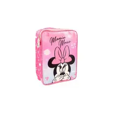 Estojo Box Minnie Escolar Com Divisória - Dac