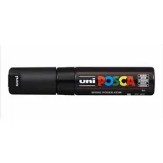 Kit 6 Canetas Posca - (2)pc8k /(2)pc 5m /(2) Pc 3m Pretas
