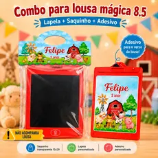 COMBO PERSONALIZADO PARA LOUSA MÁGICA 8,5”