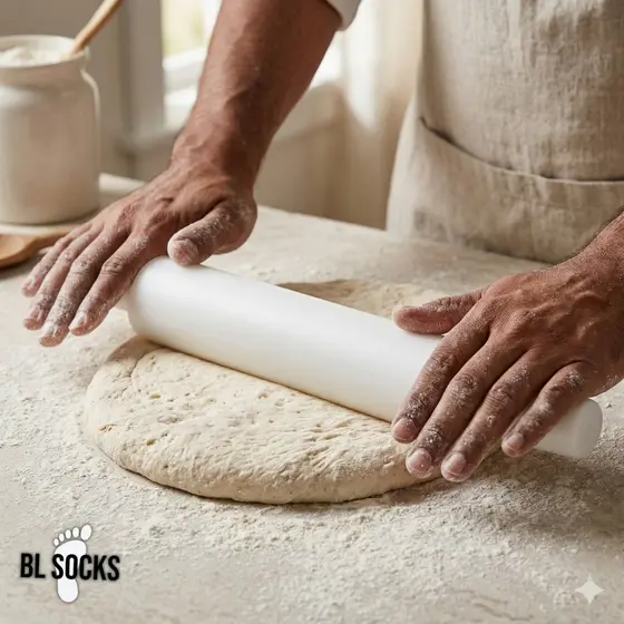 Rolo Giratório Para Pizza Pastel Salgados Prático e Lavável