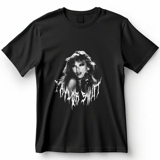 Camiseta Taylor-Swift-Estampa Blusa Camisa de 100% Algodão