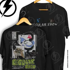 Camiseta Apenas Um Show Regular Show Mordecai E Rigby Frente E Verso Blusa Camisa 100% Algodão