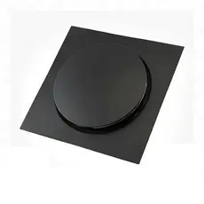 Ralo click Inox 10x10 Preto Fosco
