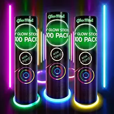 Kit 50 Pulseira Neon Alto Brilho Fluorescente Festa Balada