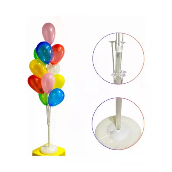 Porta Balão Suporte Bexiga Balões De Chão Grande 1,35 m  (13watts)