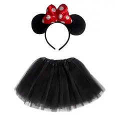 Fantasia Ratinha + Saia tule Preta  Adulto E Infantil Festa Carnaval Halloween