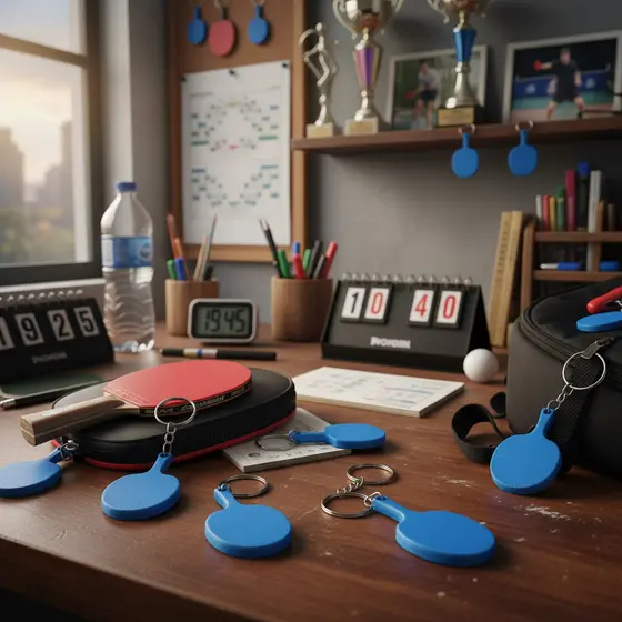 Chaveiro Raquete Ping Pong Lembrancinha 10un Acrilico Mimo