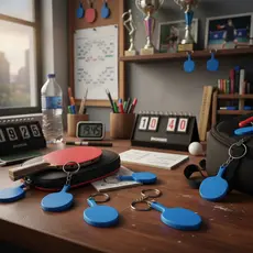 Chaveiro Raquete Ping Pong Lembrancinha 10un Acrilico Mimo