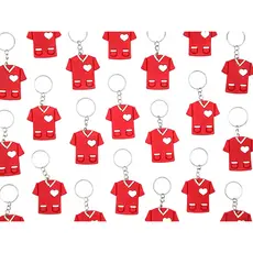 Chaveiro De Jaleco Vermelho Lembrancinha Faculdade 10un Top Novo