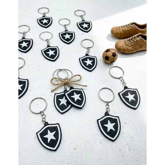 Chaveiro Bota Fogo 10un Lembrancinha Futbol Times Jogos Acrilico