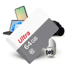 Cartão de Memória Micro SD Ultra Classe 10 64GB Alta Velocidade para Celular e Câmera Ip
