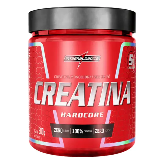 Creatina Hardcore 100% Pura 500g - Integralmedica