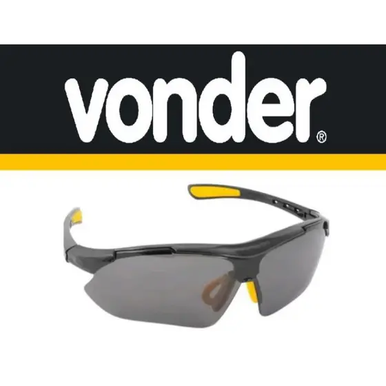 Oculos De Proteção Epi Vonder Segurança Visao Tatico FUME