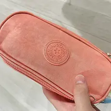 Estojo Organizador Escolar Box Nylon Tactel Espaçoso Caneta Canetinha Lápis Faculdade Grande 804