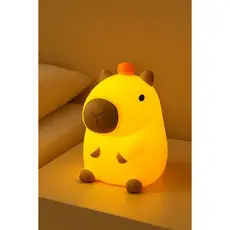 Luminária Capivara Fofa LED USB Infantil Decorativa Abajur Quarto Presente