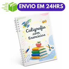 Caderno de Caligrafia Infantil 66 Atividades Letra Cursiva