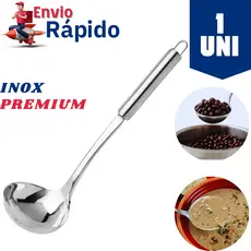 Concha de Feijão Aço Inox 32 cm 1 ou 2 Unidades para Feijão Sopas Molhos Caldos Cozinha Restaurante