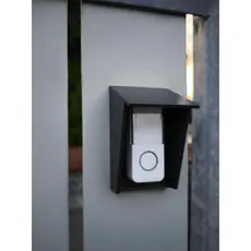 Capa de Proteção Sol e Chuva para Campainha Sem Fio resistente - Protetor para Campainha À Prova D'água Para Campainha