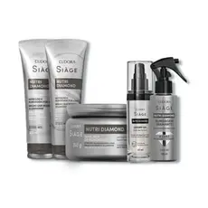 Kit Condicionador + Shampoo + Mascara Eudora Siage