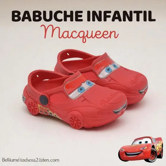 Sandália Masculina Kids Temática | Calce Fácil | Moda Infantil Carros PROMOÇÃO