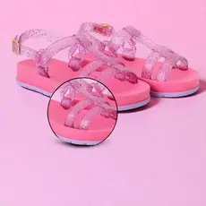 Kit Feminino Papete Calce Fácil + Bolsinha Moda Infantil Feminina – Cores Rosa/Preto PROMOÇÃO