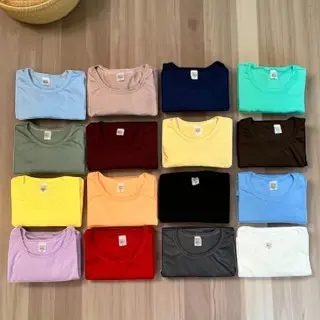 Kit 5 Unidades Camisas Masculina Tecido Algodão e Poliéster  Cores Sortidas Tecido Leve E Fresco