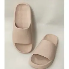 Sandália Slide Nuvem Chinelo Unisex Casual Confortável Ortopédica Nas Cores Rosa Preta Branca Bege